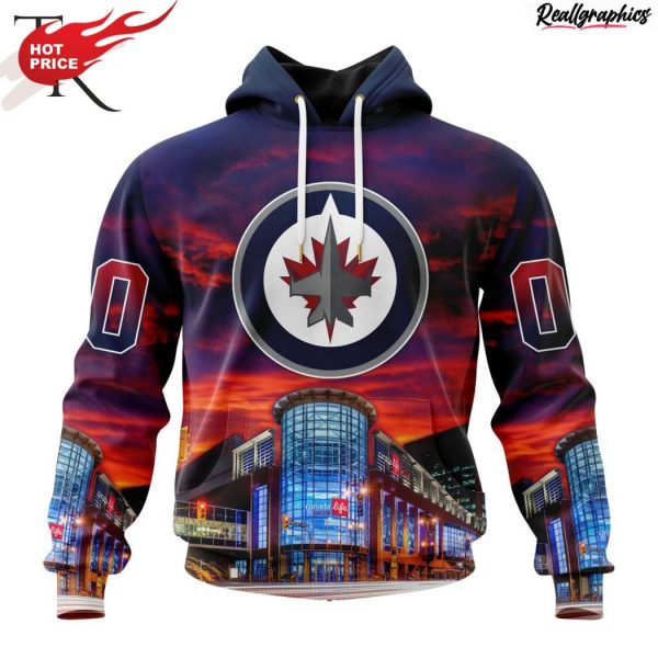 nhl winnipeg jets special design with canada life centre hoodie