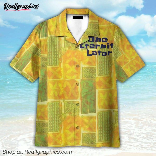 one enternity later spongebob squarepants hawaiian shirt