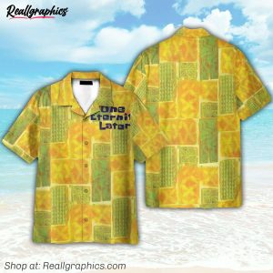 one enternity later spongebob squarepants hawaiian shirt