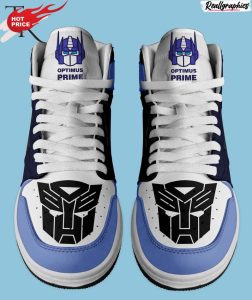 optimus prime transformers air jordan 1 hightop sneaker boots