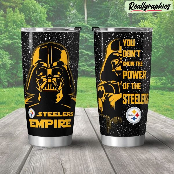 pittsburgh steelers empire stainless steel tumbler