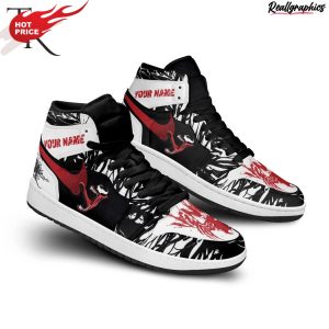 premium custom name venom air jordan 1 hightop sneaker boots