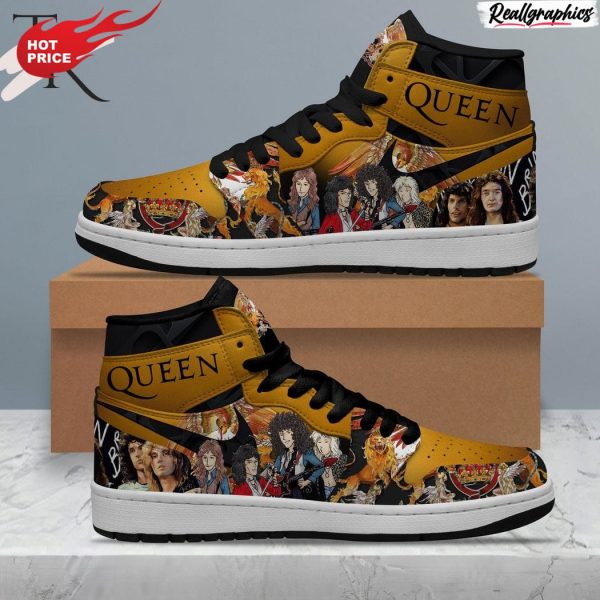 queen rock band air jordan 1 hightop sneaker boots