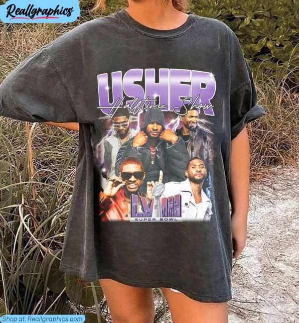 rapper usher sweatshirt , cute super bowl 2024 unisex shirt