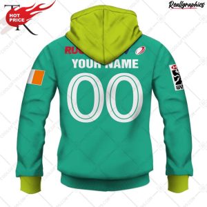rugby 7s 2024 ireland jersey style hoodie