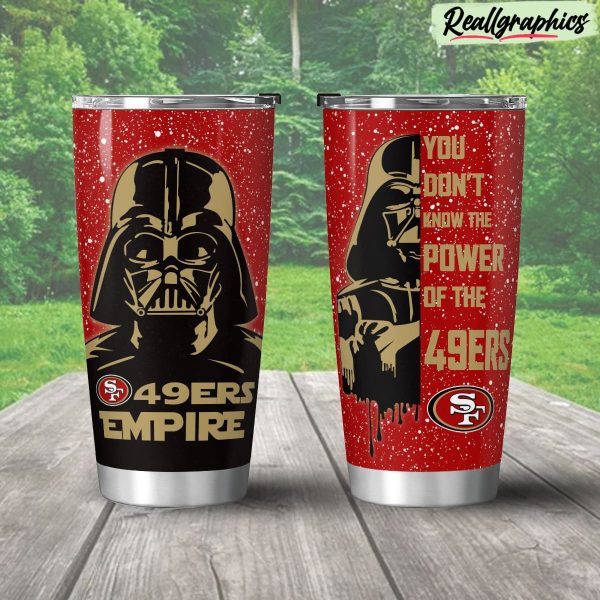 san francisco 49ers empire stainless steel tumbler