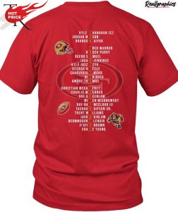 san francisco 49ers faithful to the bay 2023 nfc champions unisex shirt