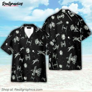 spaceship star wars cosplay costume hawaiian shirt