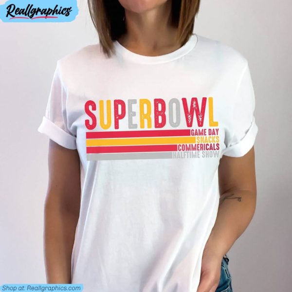 super bowl 2024 shirt, funny game day football unisex shirt