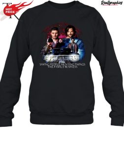supernatural saying people hunting things the family business unisex shirt