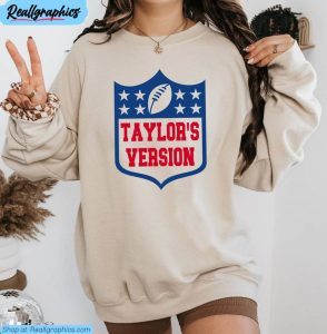 taylor's version football sweatshirt, chiefs taylor's version shirt unisex hoodie