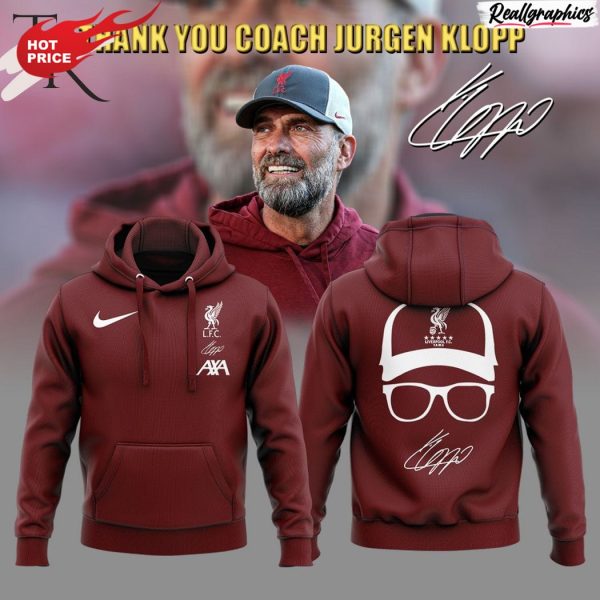 thank you coach jurgen klopp axa & liverpool fc all over print hoodie