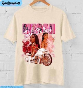 unique megan thee stallion shirt, unisex hoodie short sleeve gift for fans