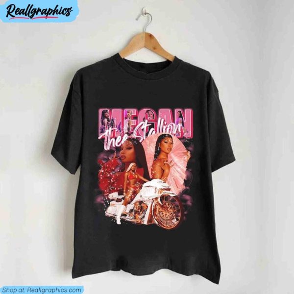 unique megan thee stallion shirt, unisex hoodie short sleeve gift for fans
