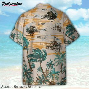 us army bell h button's up shirts, hawaiian shirt