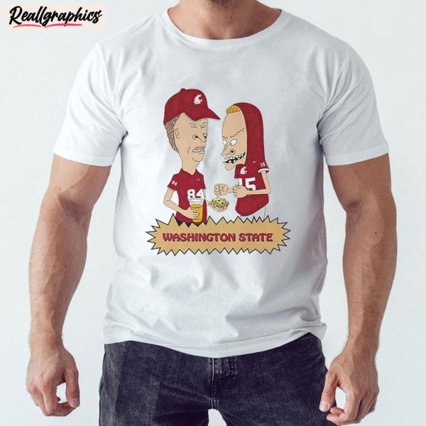 washington state cougars beavis and butt-head unisex shirt