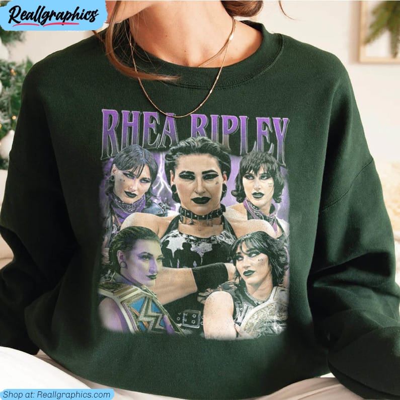 wrestling unisex hoodie, rhea ripley shirt long sleeve