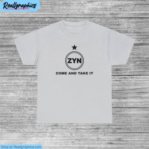 zyn come and take it unisex hoodie, zynladen shirt long sleeve