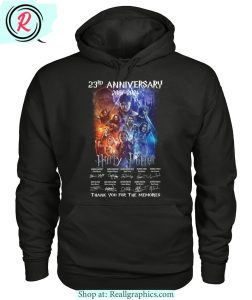 23rd anniversary 2001 - 2024 harry potter thank you for the memories unisex shirt