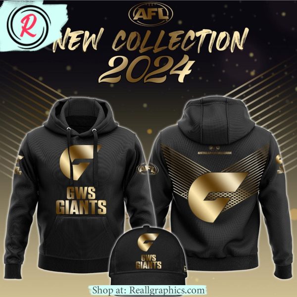 afl gws giants new collection 2024 all over printed hoodie