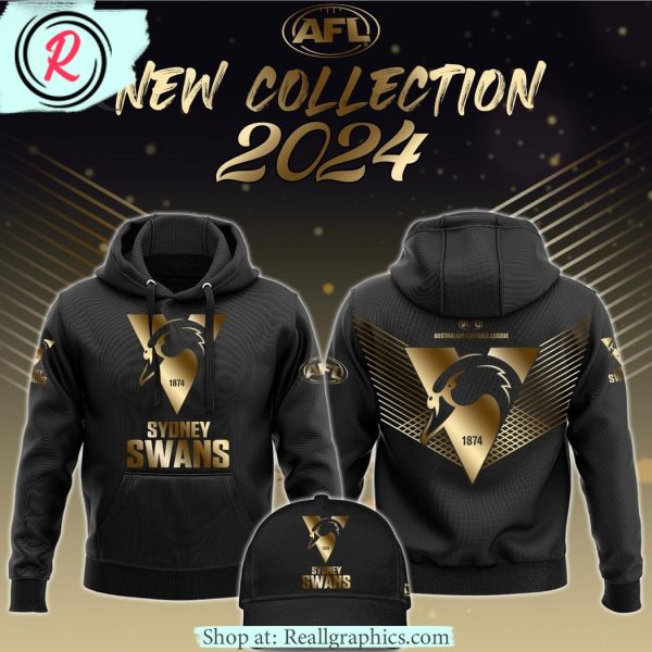 afl sydney swans new collection 2024 all over printed hoodie