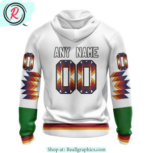 ahl abbotsford canucks special design with native pattern hoodie