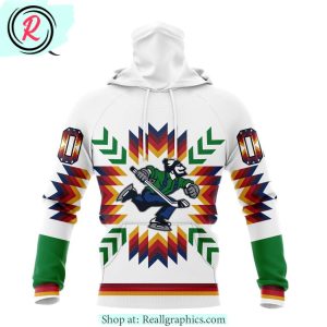 ahl abbotsford canucks special design with native pattern hoodie