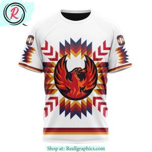 ahl coachella valley firebirds special design with native pattern hoodie
