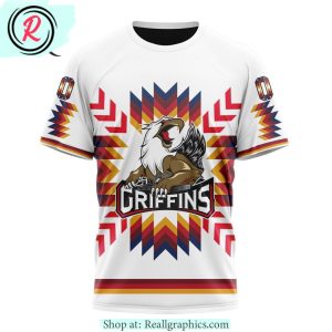 ahl grand rapids griffins special design with native pattern hoodie