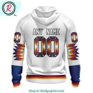 ahl syracuse crunch special design with native pattern hoodie