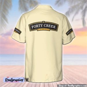 basic printed forty creek whisky hawaii shirt