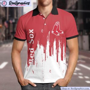 boston red sox lockup victory polo shirt, boston red sox unique gifts