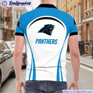 carolina panthers curve casual polo shirt, panthers unique gifts