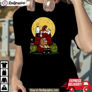 charlie brown and snoopy xenobeagle shirt