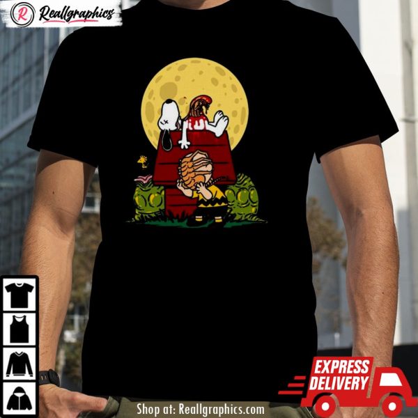 charlie brown and snoopy xenobeagle shirt