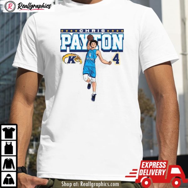 chris payton individual caricature ncaa men's basketball shirt