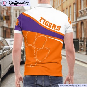 clemson tigers comprehensive charm polo shirt, clemson team gifts