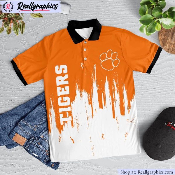 clemson tigers lockup victory polo shirt, clemson gifts for fans
