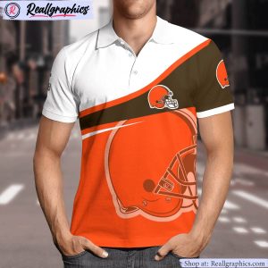 cleveland browns comprehensive charm polo shirt, browns gifts