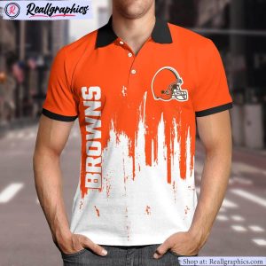 cleveland browns lockup victory polo shirt, cleveland browns fan shirt
