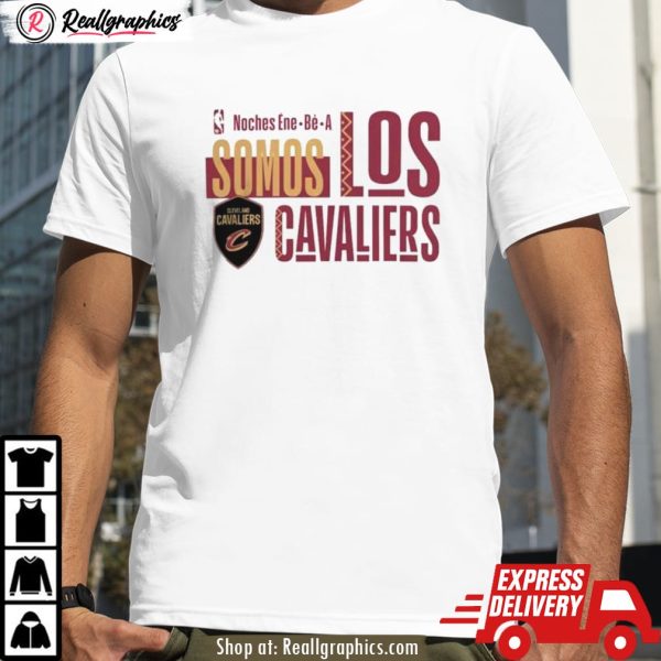 cleveland cavaliers nba noches ene-be-a training shirt