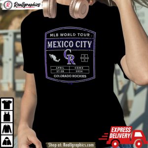 colorado rockies 2024 mlb world tour mexico city series shirt