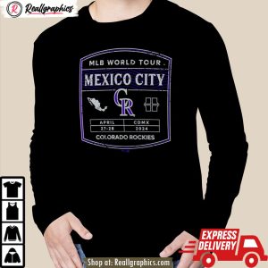 colorado rockies 2024 mlb world tour mexico city series shirt