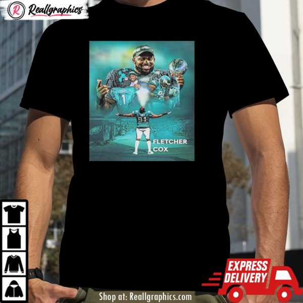 congratulations to fletcher cox with amazing nfl career shirt