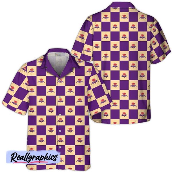 crown royal checkerboard hawaiian shirt