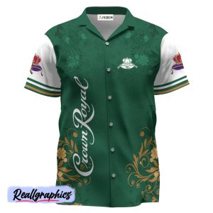 crown royal st. patrick's day leprechaun hawaiian shirt