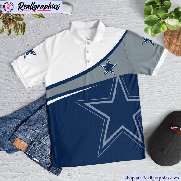 dallas cowboys comprehensive charm polo shirt, dallas cowboys merchandise