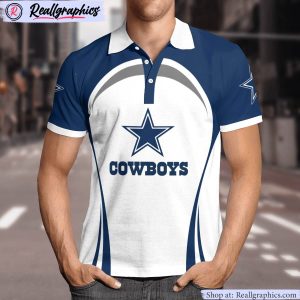 dallas cowboys curve casual polo shirt, cowboys football shirt