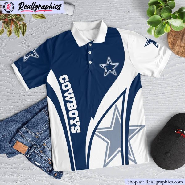 dallas cowboys magic team logo polo shirt, dallas cowboys gear