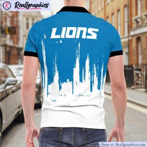 detroit lions lockup victory polo shirt, lions merch